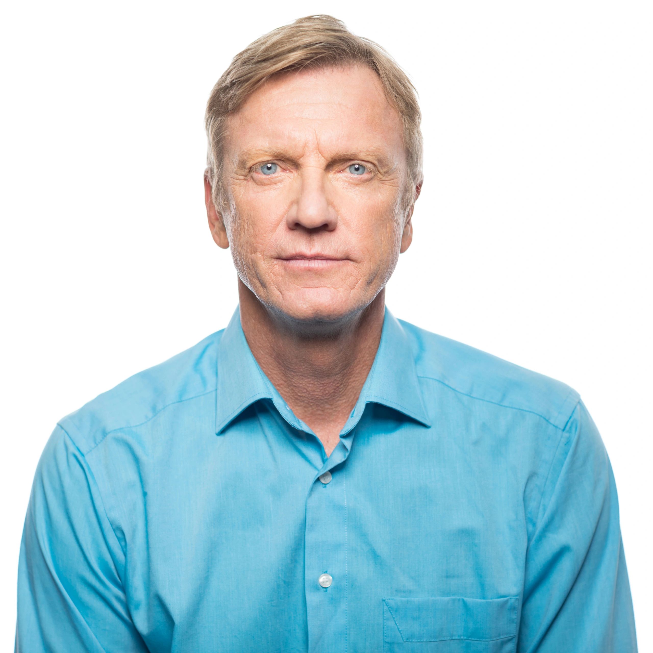 Portrait of male client